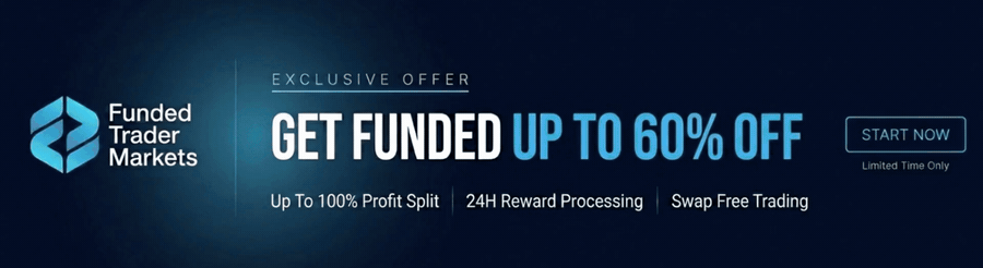 Funded Trader Markets — get funded up to 60% off